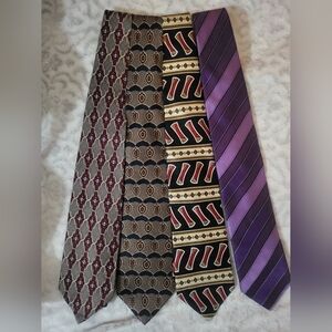 Purple Striped Tie